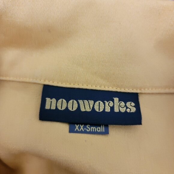 Nooworks Short Sleeve Coveralls Jumpsuit Mustard Yellow XXS - Picture 8 of 8